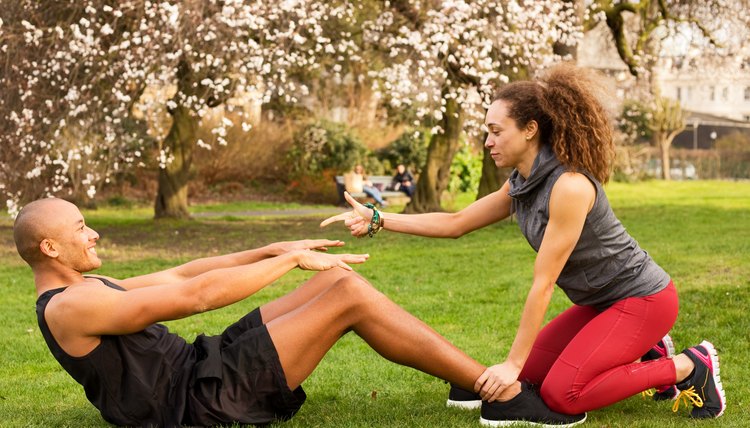 Partner Ab Exercises
