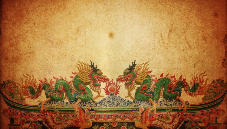 The Chinese dragon often symbolizes spiritual powers.