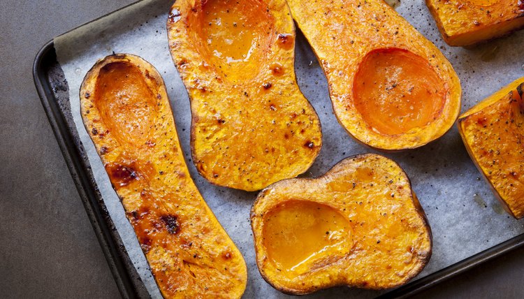 Roasting Butternut Pumpkin for Soup