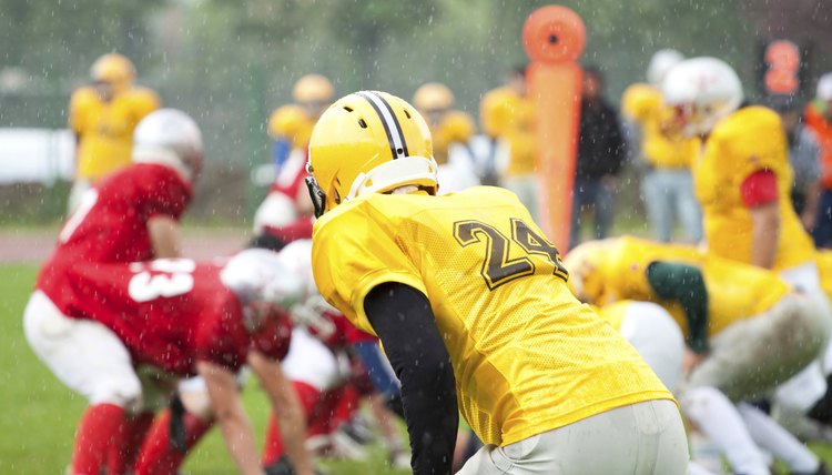 American football match