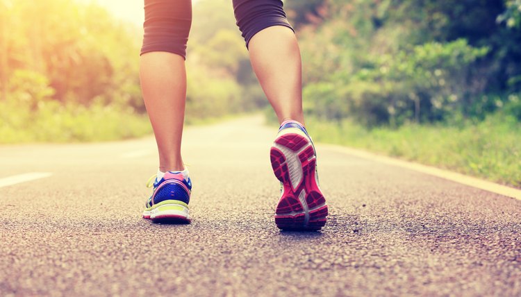 Calf Exercises on Tiptoes