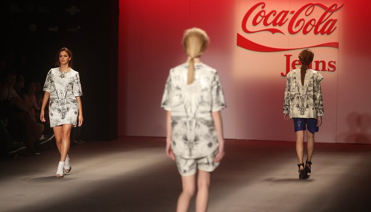 Coca-Cola jeans fashion show in Rio De Janeiro, Brazil.