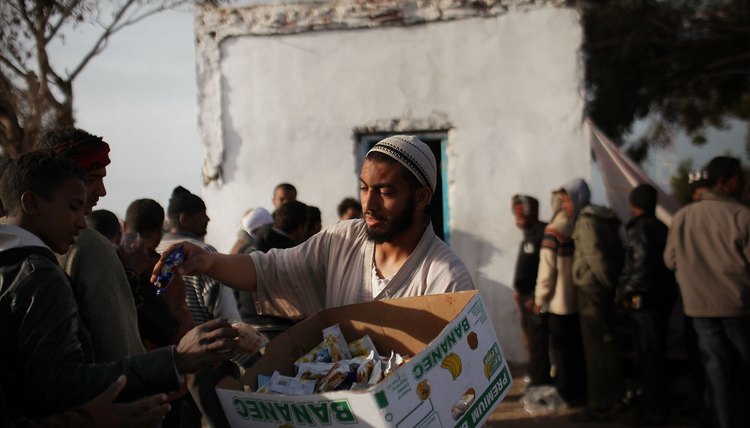In Islam, Allah commands his servants to feed the hungry.