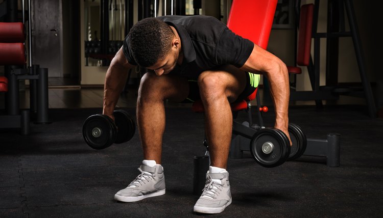 seated bent over rear delt raise