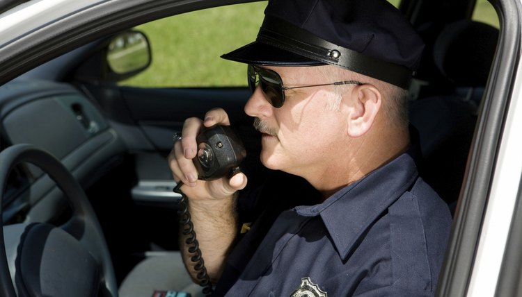 Police Officer on Radio