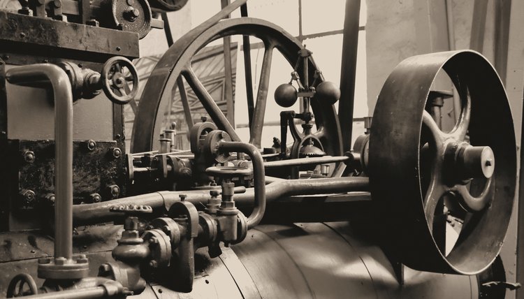 The Industrial Revolution was driven by steam.