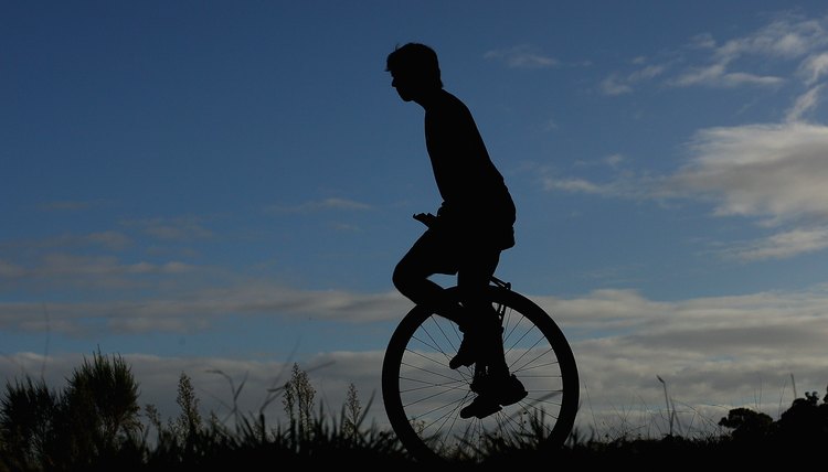 Municycling At Lysterfield Park