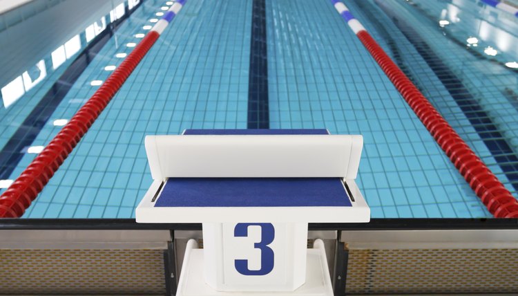 Starting block position number three