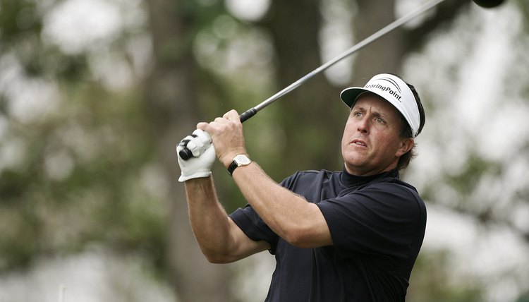 Phil Mickelson is among the PGA Tour pros who have used lead tape on their clubs.