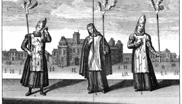 The crusade against the Cathars led directly to the inquisition.