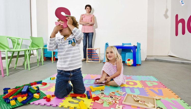 Kindergarteners develop skills that are important to their later academic growth.