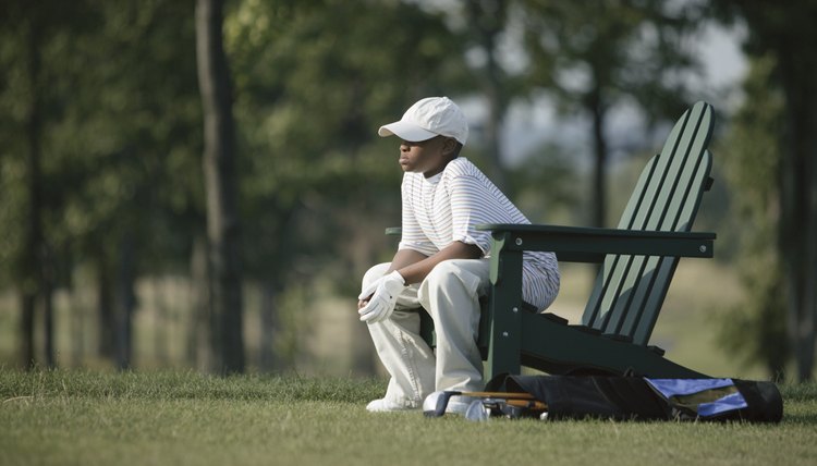 Being a golf caddy is a great way to earn some money as a teenager.