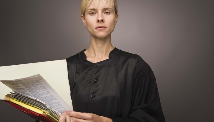 Lawyer with documents