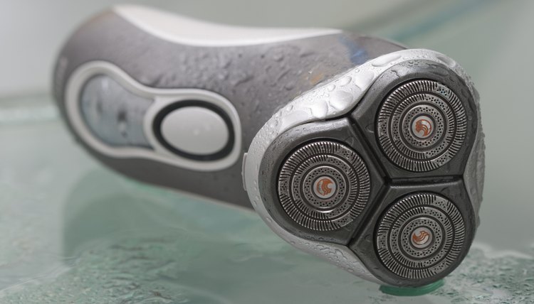 A waterproof electric shaver.