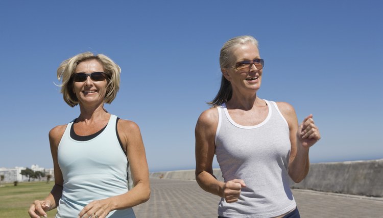 Women running