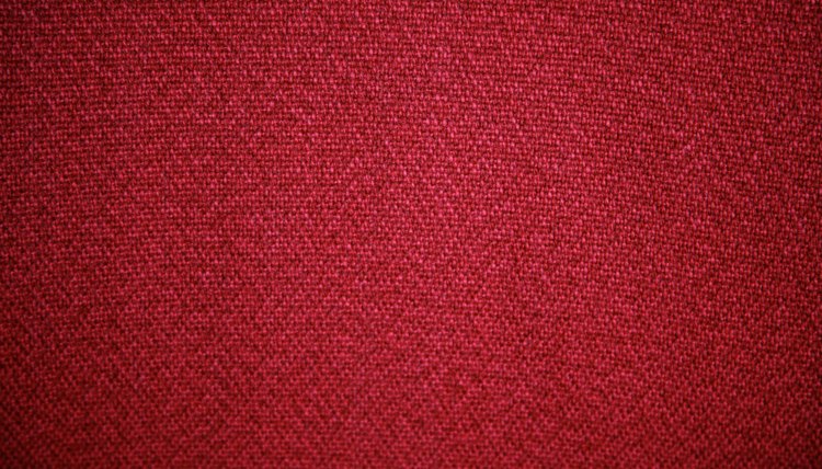 The color red looks luxurious in furniture upholstery and carpeting