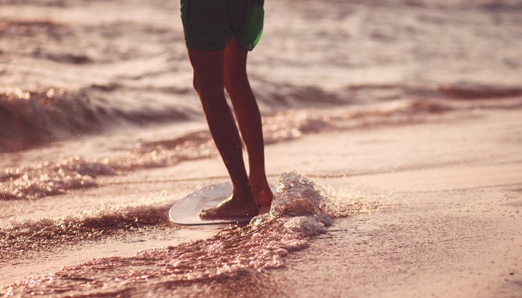 Skimboarder