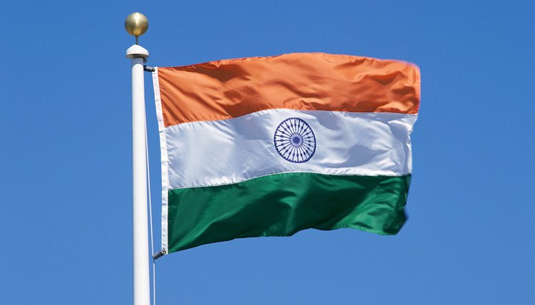 The three colors of the Indian flag represent India's national virtues.