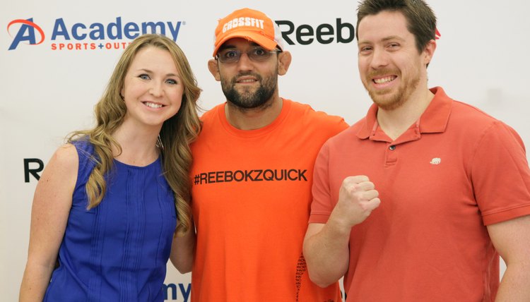 Reebok Athlete And UFC Welterweight Champion Of The World, Johny Hendricks, Visits With Local Kids In Arlington, TX at Academy Sports + Outdoors