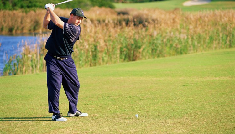 A slower swing speed can help improve accuracy.