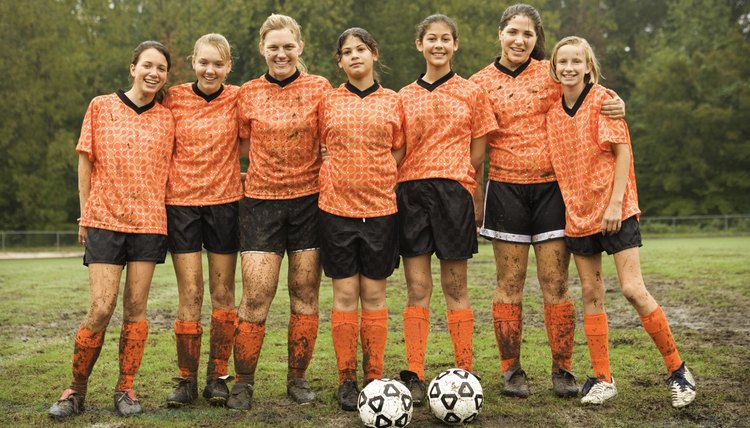 Soccer team portrait