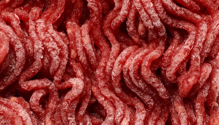 Raw meat texture