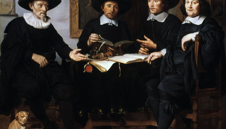 Seventeenth century painting of Dutch Quakers.