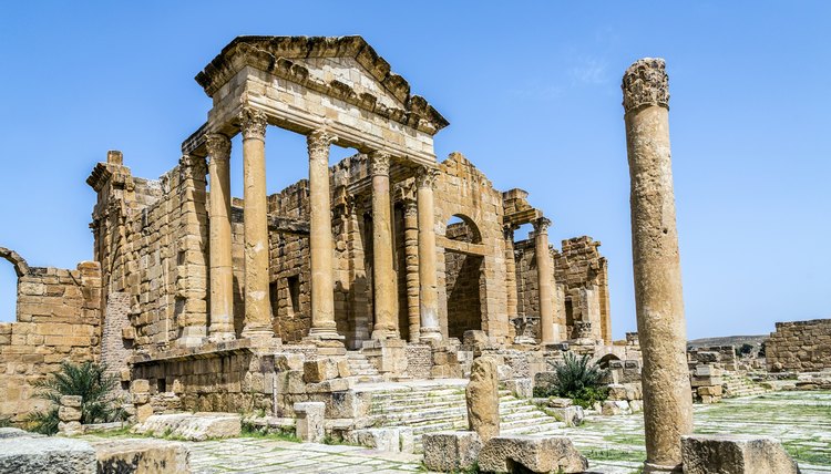 Ancient Roman ruins.