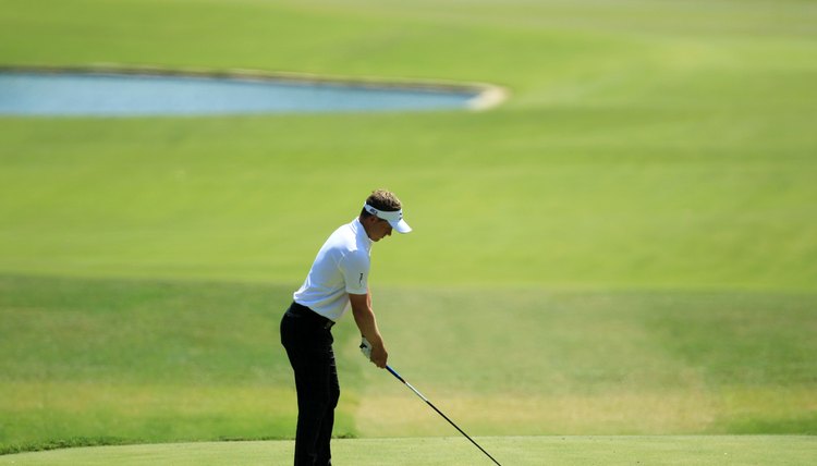 Luke Donald prepares to make yet another well-executed swing.