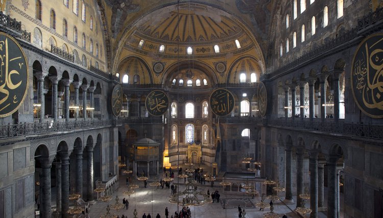 The Hagia Sophia is a marvel of Byzantine architecture.