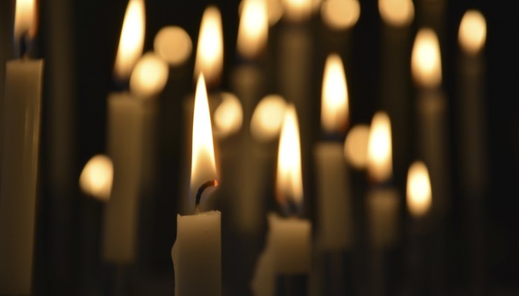 Secular services can include a candle-lighting ceremony.