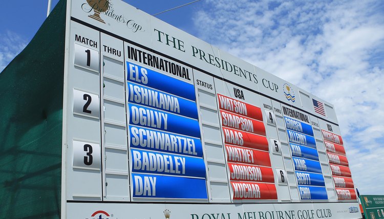 Attending a live golf tournament is quite different from TV, without a leaderboard, it's harder to follow the action.