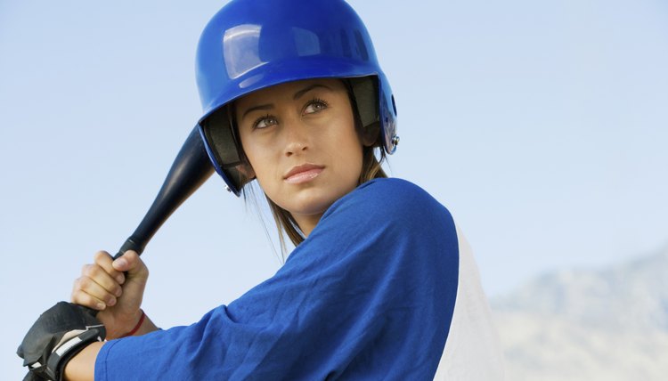 Softball Player at Bat