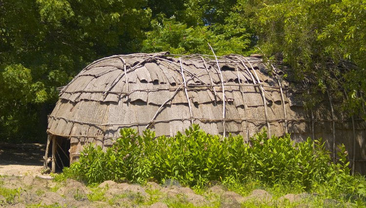 The Wampanoag and Mohican people lived in bark-covered longhouses, also known as wigwams.