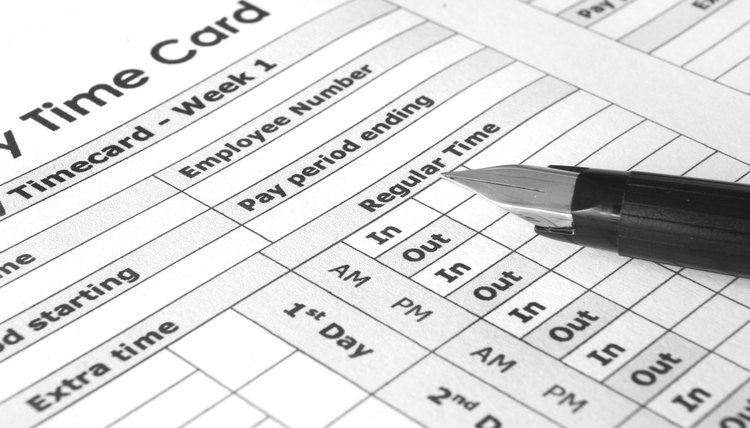 California Labor Laws About Timecards