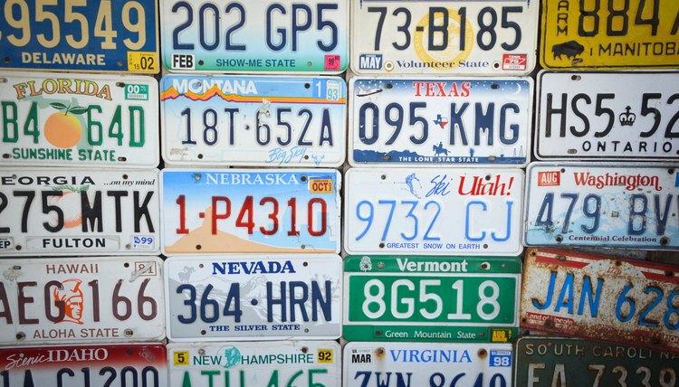 how to run a license plate number