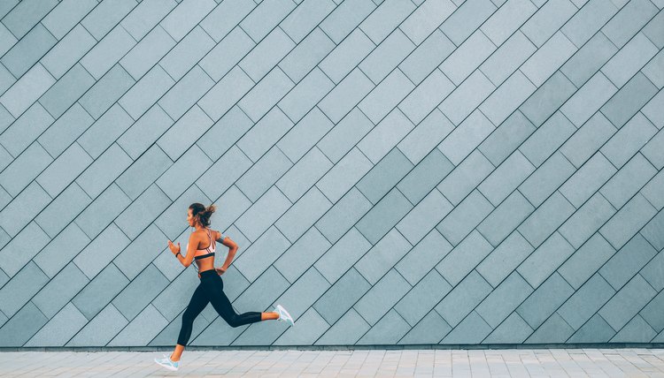 Jogging in the city