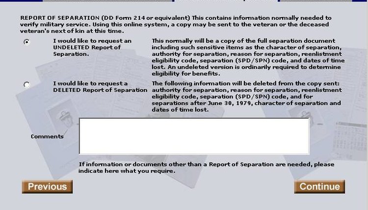 Indicate, you, a deleted or undeleted Report, Separation