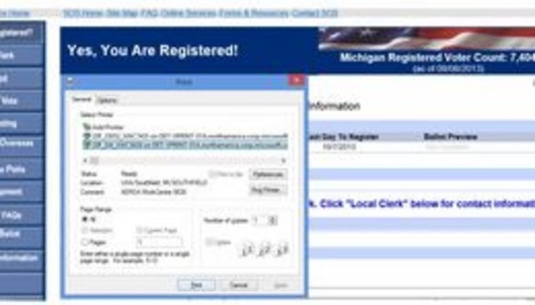 Retain the voter information