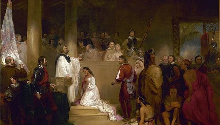 John Gadsby Chapman- Baptism of Pocahontas