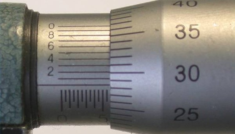 How to Read a Metric Micrometer | Sciencing