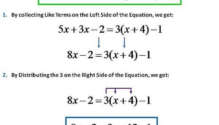 How to Know when an Equation has NO Solution, or Infinitely many ...