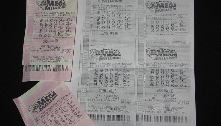 Buying multiple tickets gives you a very slightly larger chance of winning a lottery jackpot.