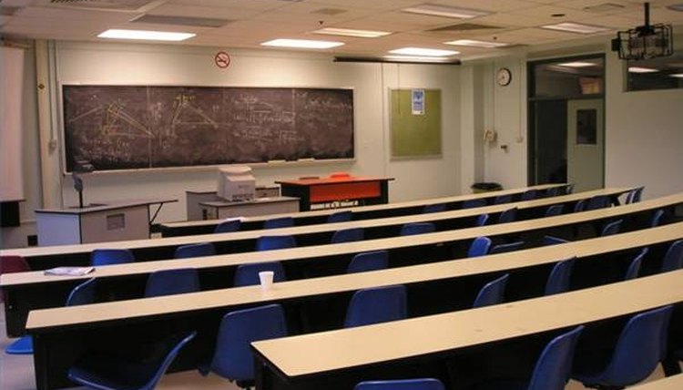 College classroom