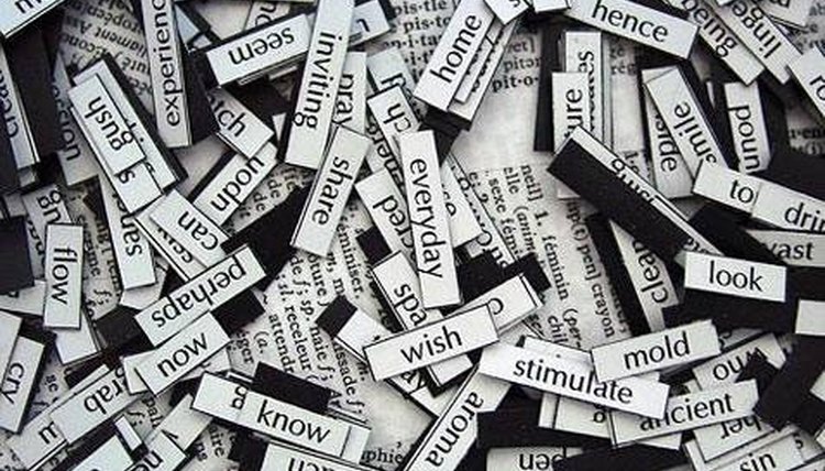 There are over one million words in the English language.