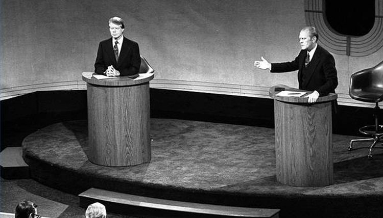 Carter vs. Ford, Presidential Debate, 1976 (public domain)