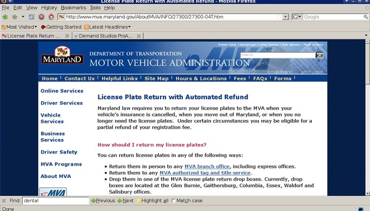 How To Return License Plates Legalbeagle