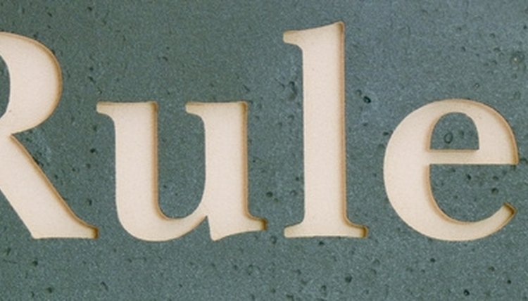 Keep rules brief and straightforward.
