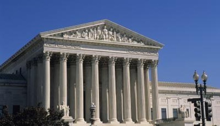 The Supreme Court, like the other two branches, makes its home in Washington, D.C.