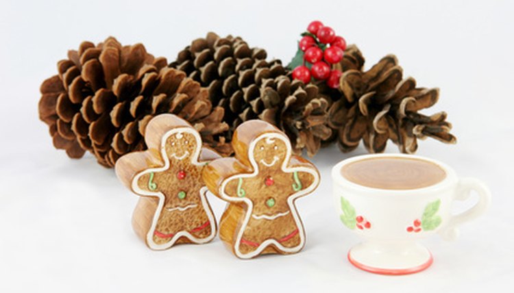 Ginger cookies make an appearance at Christmas gloggfests.